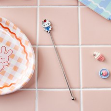 버터 샵 애플팜 밀크캣 스텐 머들러, 1개