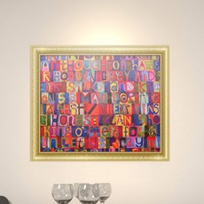 裝飾塗鴉藝術窗畫框 cg625, C款 優雅金色