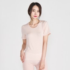 [韓國製造]A-ONE 女性用天絲柔軟三分短袖內搭衣