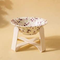 PASTEL PET 寵物圓點彩繪餐具 FREE, 紫色, 1個