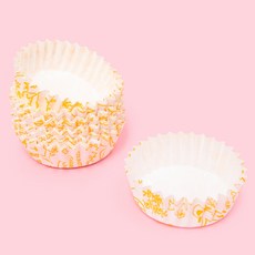 JPackTory 可使用於烤箱的加厚烘焙瑪芬杯 65mm, 圖案, 100個