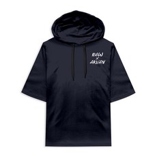 YT CLOSET 男女通用 RAW 大尺碼 短袖 連帽 T恤