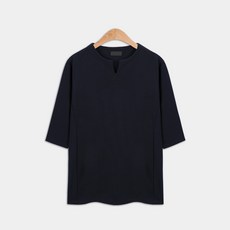 탑보이 빅사이즈 V넥 7부 티셔츠 CA275