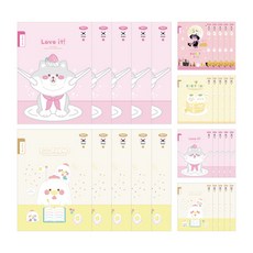 PENPIA 女童方格筆記本, 隨機出貨, 30入