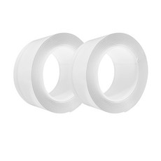 自然公園魔法星星凝膠力雙面膠帶2mm x 50mm x 3m 2p + 1mm x 15mm x 3m, 透明度, 1套