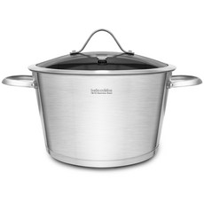 bella cuisine 電磁爐用 304不鏽鋼 大容量湯鍋 8L, 單一顏色, 1個, 28cm