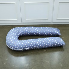 Daeil Company 熊熊U型身體抱枕套, 藍色