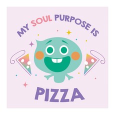 I LOVE PAINTING 迪士尼DIY繪畫組 靈魂急轉彎款 25*25cm, 比薩