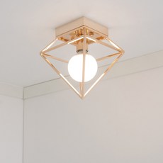 hit LIGHTING Rams 1等感應燈 E30731SBRG, 金色, 1個