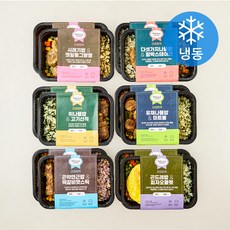 건강한끼 시즌3 나물밥 도시락 250g x 6종 x 2개입 세트 (냉동), 1세트