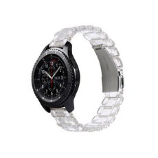 bob 冰塊一鍵式扣環鏈條錶帶, 透明