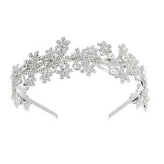 Minsung Company豪華裝飾花朵髮箍, 混合顏色, 1個