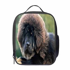 獨特狗狗設計保溫保冷托特斜背便當袋, 09, 1個