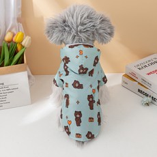 Artipet 寵物圖案風格雨衣, 1個, 藍色