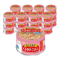이나바 고양이 챠오 고항 주식캔 참치&닭가슴살&게맛살, A-254 참치&닭가슴살&게맛살, 85g, 24개 A-254 참치&닭가슴살&게맛살, 85g, 24개