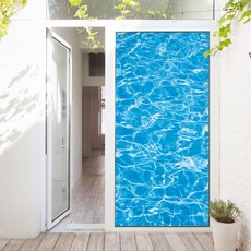 GGOOMIM 蕩漾波紋 玄關門裝飾貼 bh603, 混色