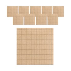 基本款便利貼, 牛皮紙方格, 10個, 80張