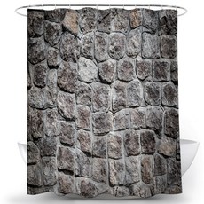 北歐簡約浴室浴簾 Type 10 120 x 180 cm L86, 1個