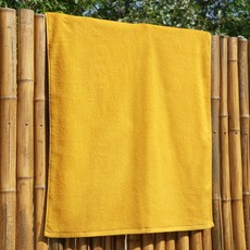 테리크 바스타월 550g 40수 코마사, 옐로우, 1개