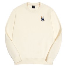 옥스타 남녀공용 가방삼색냥 자수 특양면 맨투맨 4SSP008