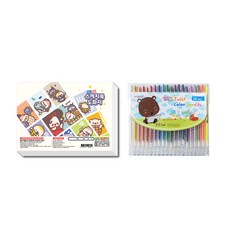 ARTMORE Sosofun 速寫本繪圖紙 130g x 125 張 + 彩色鉛筆 20 色套組