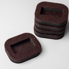 핫데이썸 의자바퀴 고정캡 5p, 브라운