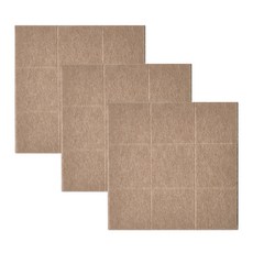 北歐毛氈留言板 棕色 3入