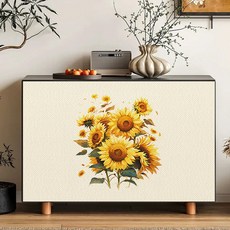 아티홈 해바라기 벨크로 캐비닛 커튼 GL830