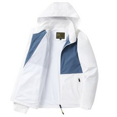 Minseong Company 男士雙色戶外登山拉鍊外套