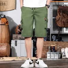 구디프 남성용 5부 카고 반바지