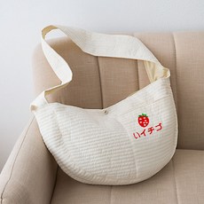 寵物外出斜背包, 草莓