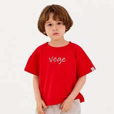 베지터블테이블키즈 아동용 통기성 베지터블 롸더 댄 피자 티셔츠