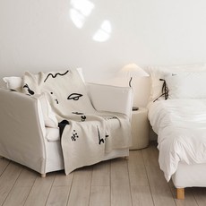 ELENA HEIM Ourhome 繪圖針織雙面毯