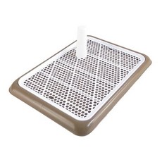 KEYMING 狗尿盆 L號+尿柱, 棕色的, 1個