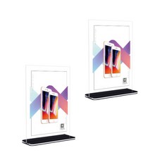 Atlaim 透明壓克力表防濺屏隔斷垂直 A6 2p, 單一顏色