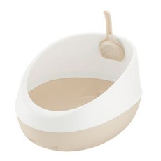 Richell 利其爾 拉普蕾半罩式便盆, 自然白, 不適用, 1個