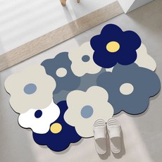 莫內塔 花卉系列 可愛地墊, A01, 1個