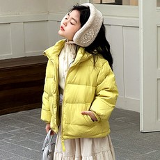 GOINGKIDS 女童款簡約修身鋪棉外套