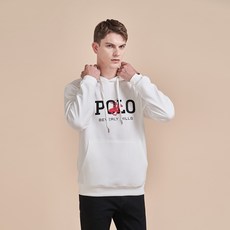 BEVERLY HILLS POLO CLUB 比佛利保羅 紅色Polo連帽T恤 CPG9T14