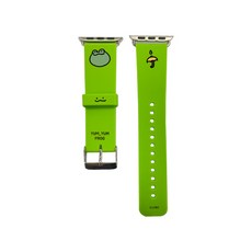 스메르 스마트워치 디자인 실리콘 스트랩 밴드 줄 38 / 40 / 41 mm, 6 념념프로그 그린