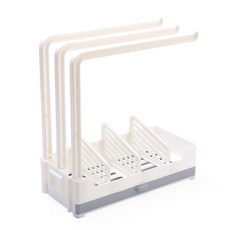 水槽多功能收納掛架, 灰色, 1個