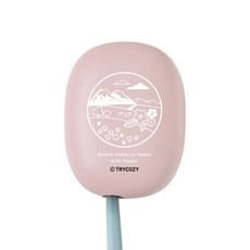 트라이코지 내추럴 UVC LED 미니 휴대용 강력 내추럴 칫솔살균기, STB-022, 플라워