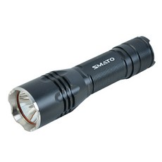 smato LED燈手電筒 SLL-6425, 黑色, 1個