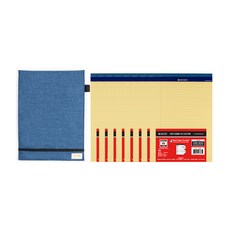 OXFORD 50頁筆記本 B5 8入+B5筆記本夾, 1組, 黃色(活頁紙)+隨機出貨(活頁本)