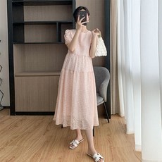쉬폰 임산부 원피스