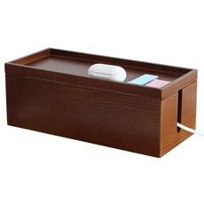 acacia home 原木延長線收納盒 梣木色, 1個