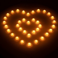 Joyparty 求婚LED蠟燭, 混色, 1組