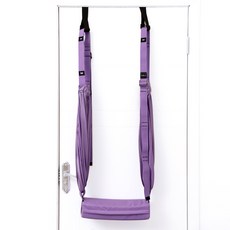 Uwadam瑜珈伸展帶+墊子組, 紫色