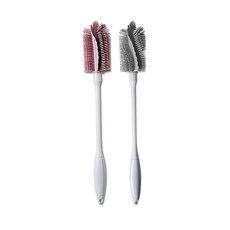 Rafine 矽膠清潔刷 2 套, 粉色, 灰色, 1套