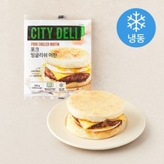 시티델리 포크 잉글리쉬머핀 (냉동), 160g, 1개